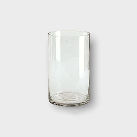 Glass Cylinder Vase - 30 x 18cm