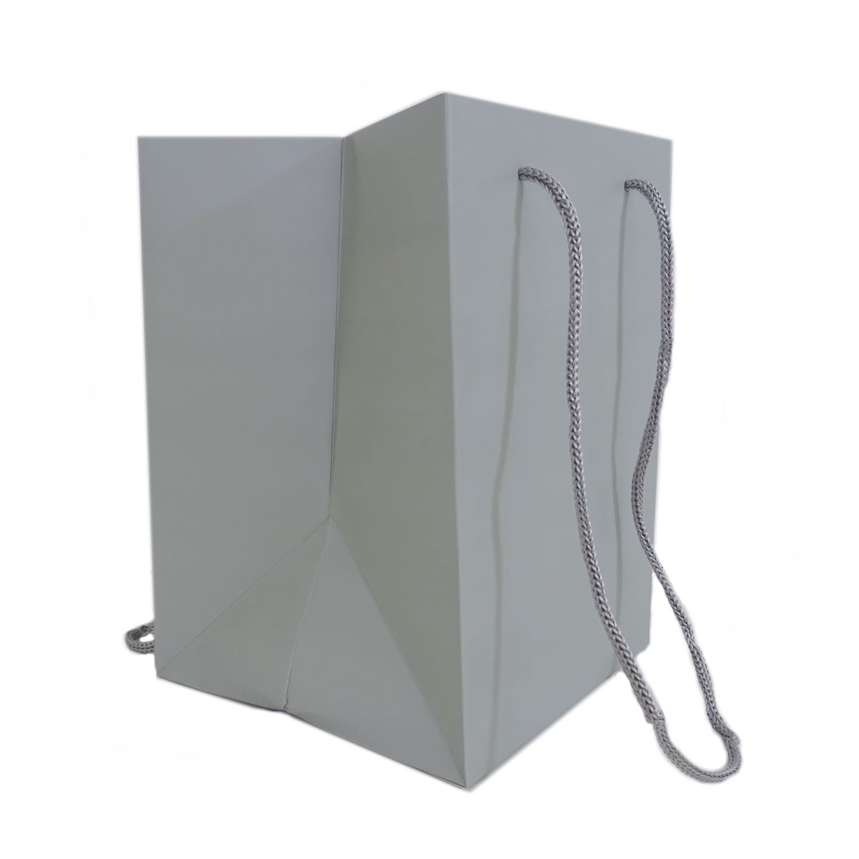 Hand Tied Gift Bag Large - Grey 25x18x18cm