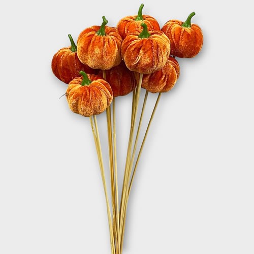 Halloween Pumpkin Picks (Velvet)