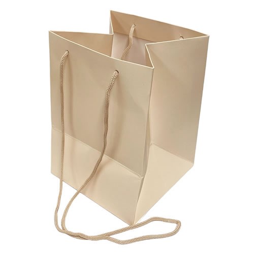 Hand Tied Gift Bag - Nude 25x18x18x10cm