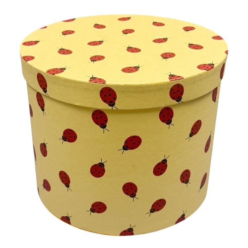 Hat Boxes Round - Kraft Ladybirds