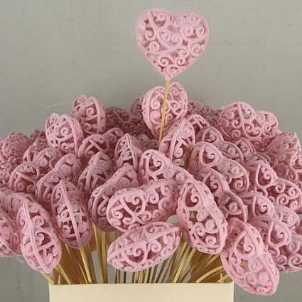 Heart Picks - Light Pink