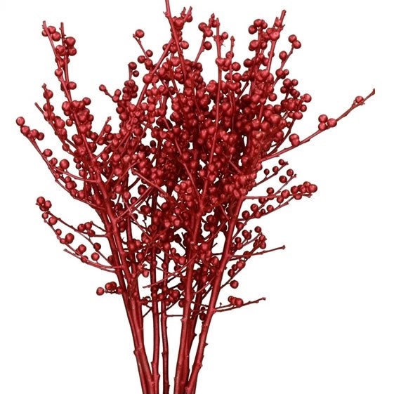 ILEX DYED METALLIC RED