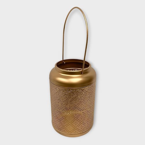 Kasbah Gold Lantern - 23cm