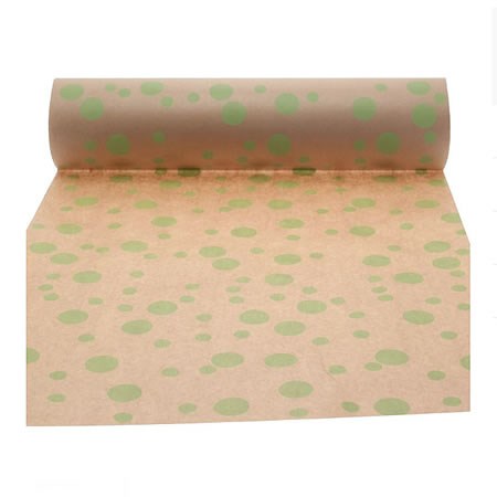 Kraft Paper - Kraft & Lime Dots 