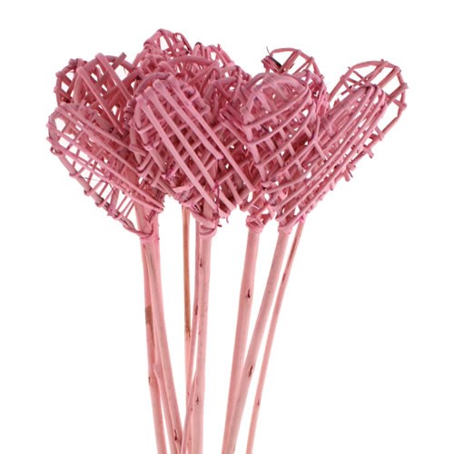 LATA HEART PICKS - OVAL LIGHT PINK