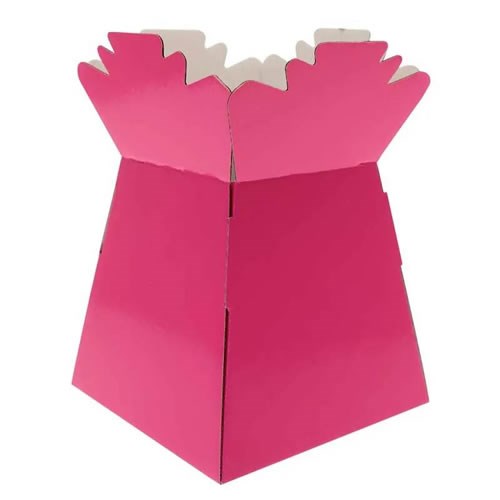 Living Vases Pink Kraft Tapered Florist Supplies Castle Boxes
