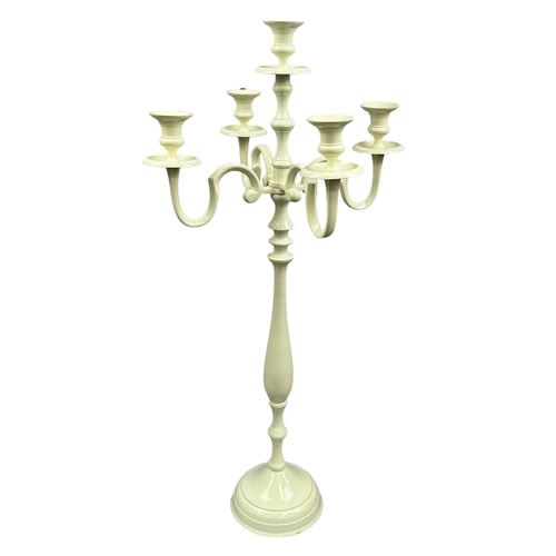 Luxury Ivory Coloured Candelabra 90cm 