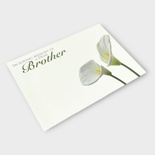 Message Cards Large - ILM Dear Brother (12.5x9cm)
