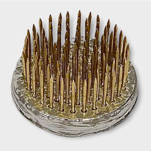 Premium Metal Pin Holder 2" (Rust Free Floral Pin Frog)