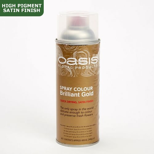 Spray Paint (Oasis) - Brilliant Gold (Satin Finish)