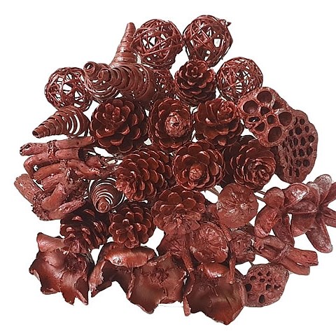 PICK MIX -  METALLIC ANTIQUE RED (X40)