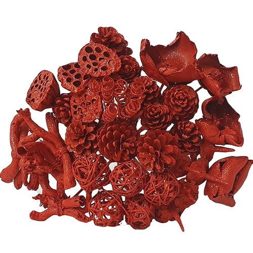 PICK MIX - RED+GLITTER (X40)