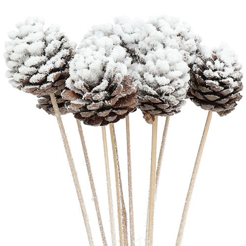 PINE CONE PICKS - FLOCK WHITE