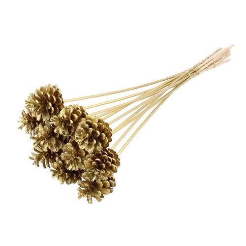 PINE CONE PICKS - GOLD