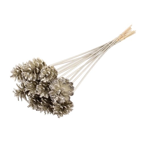 PINE CONE PICKS - PLATINUM