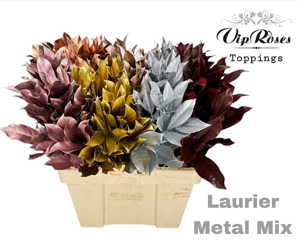 PRUNUS LAUROCERASUS DYED METALLIC MIX