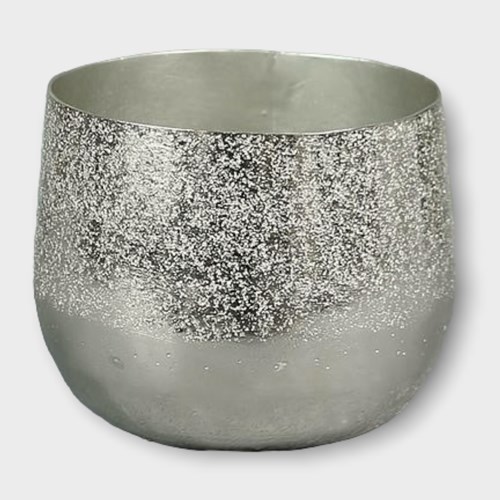 Planter - Mosaic Silver 12cm