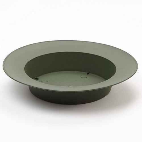 Plastic Round Designer Bowl Green