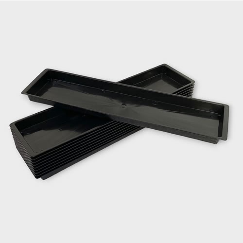 Plastic Spray Tray - Double Brick (Black)