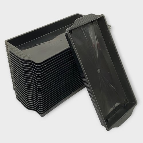 Plastic Spray Tray - Single Brick (Black)