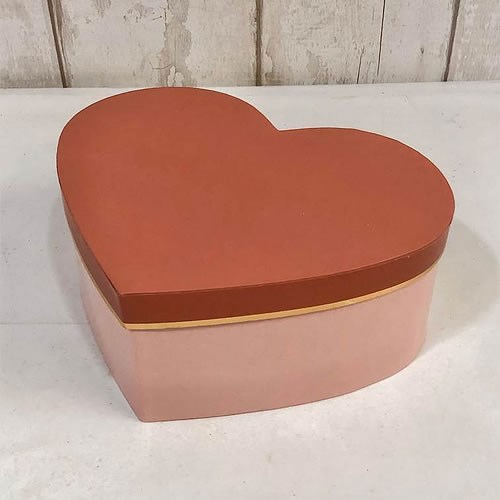 Presentation Boxes - Dusky Pink Heart (Medium)