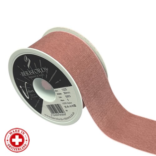 Velvet Ribbon - Colonial Pink (50mm x 5m)