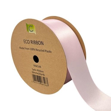 Ribbon ECO Satin Pink - 38mm