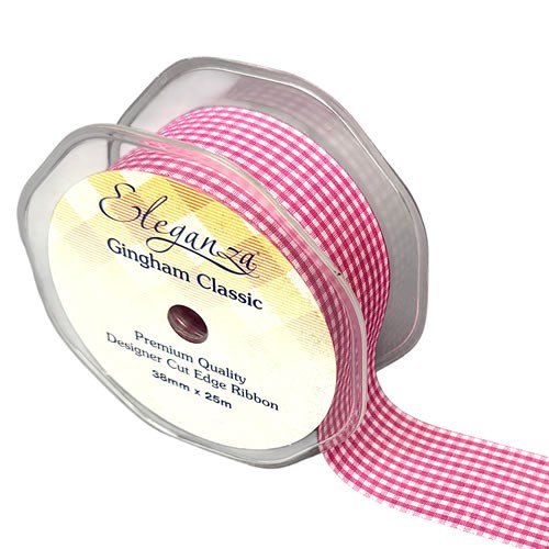 Ribbon Gingham Classic - Fuchsia