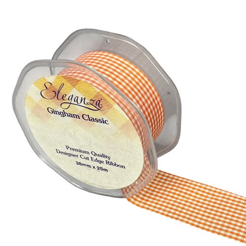 Ribbon Gingham Classic - Orange