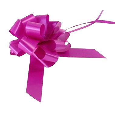 Ribbon Pull Bows Fucshia - 30mm -