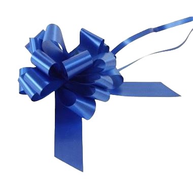 Ribbon Pull Bows Royal Blue - 30mm 