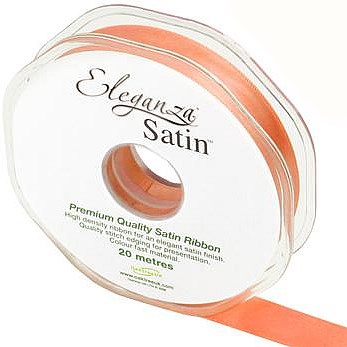 Ribbon Satin Coral - 15mm 