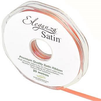 Ribbon Satin Coral - 6mm