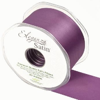 Ribbon Satin Damson - 50mm 