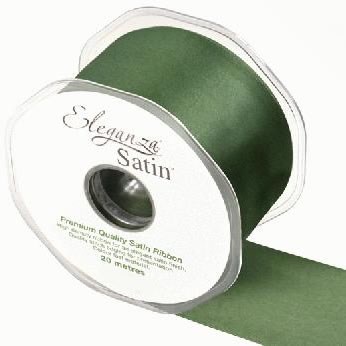 Ribbon Satin Sage Green - 50mm