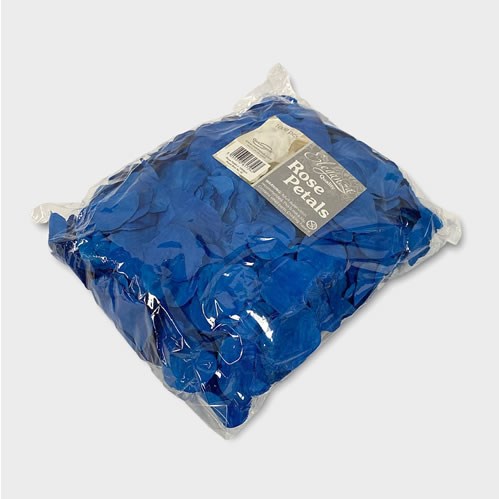 Silk Rose Petals - Royal Blue (Bulk Pack)