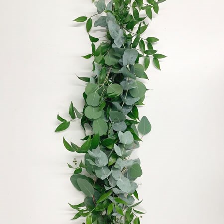 Garlands - Soft Ruscus, Eucalyptus Cinerea & Populus