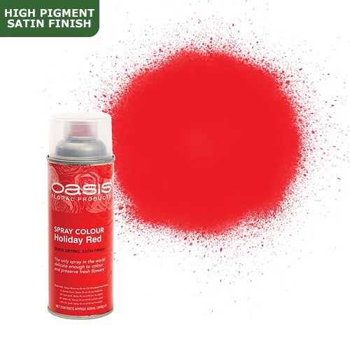 Spray Paint (Oasis) - Holiday Red (Satin Finish)