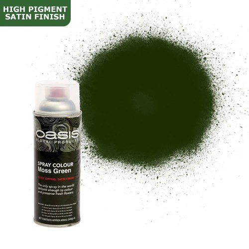 Spray Paint (Oasis) - Moss Green (Satin Finish)