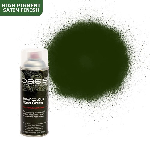 Spray Paint (Oasis) - Moss Green (Satin Finish)