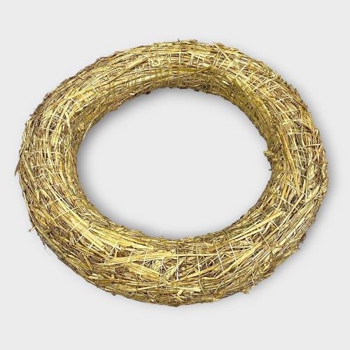 Straw Wreath Ring 30cm