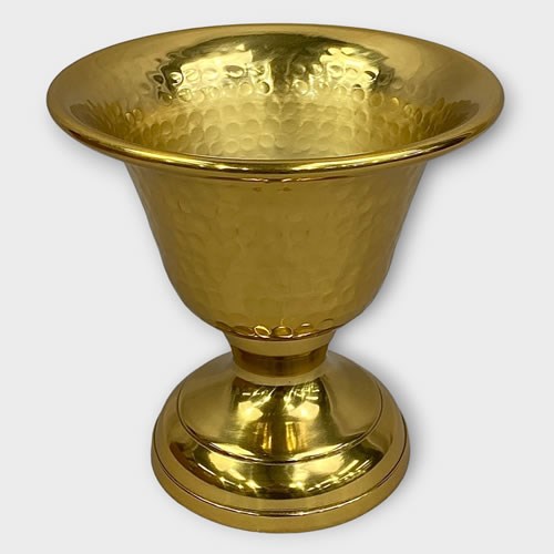 Urn - Footed Gold 19cm