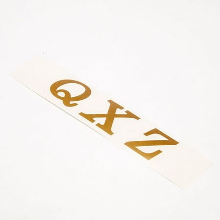 Vinyl Letter - QXZ