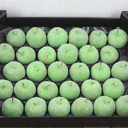 WAXED APPLES - MINT GREEN + GLITTER