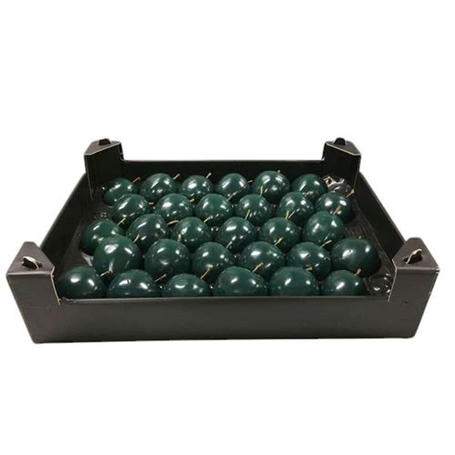 Waxed Apples - Dark Green