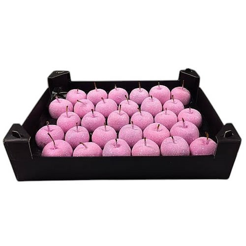 Waxed Apples - Glitter Pink