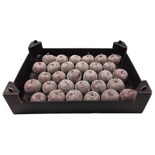 Waxed Apples - Glitter Wine Red