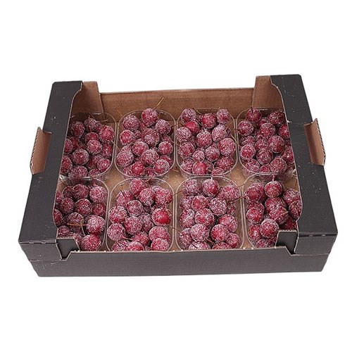 Waxed Apples Small - Burgundy + Glitter