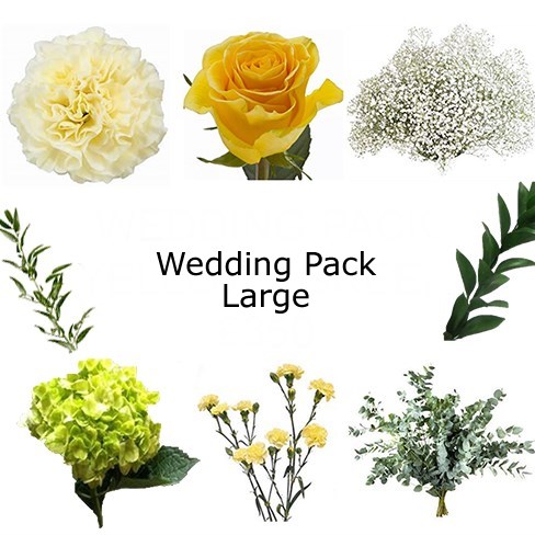 Wedding Flower Pack Yellow & Green
